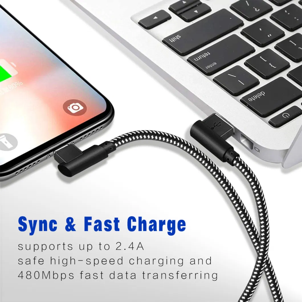 Charging Wire for iPhone iPad Mobile Data Cable Cellphone Lightning Cable Data Cable USB Phone Accessories