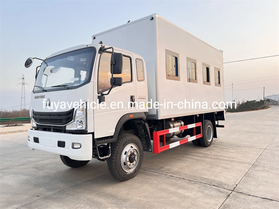 Sinotruk HOWO 4X4 Truck-Mounted Rescue and Maintenance Vehicle with Tire Changer