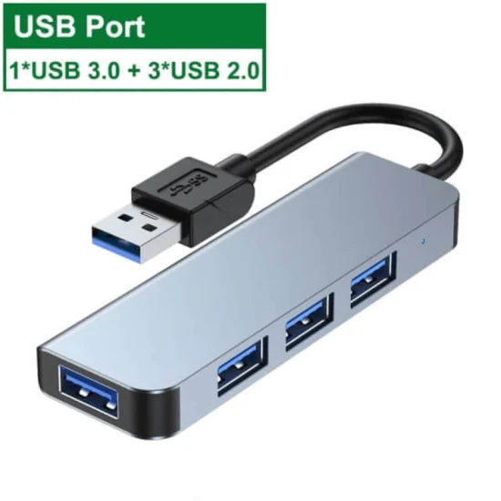 Hub USB 4 porte USB 3.0/2.0 supporto micro slot per MacBook PRO