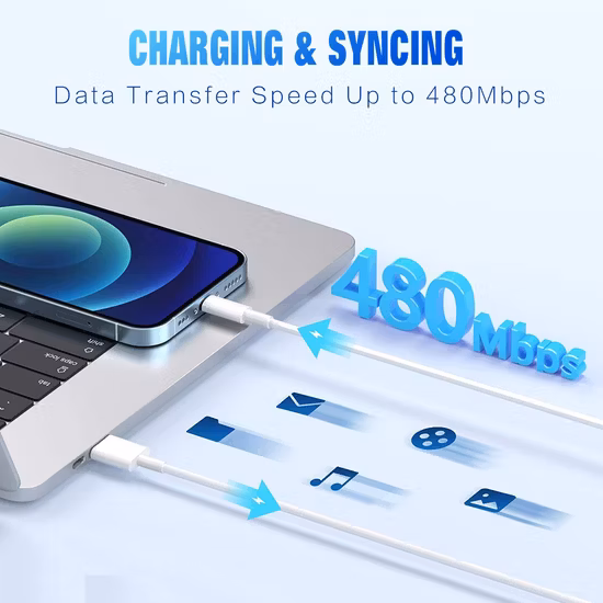 Cavo Lightning USB originale di alta qualità per iPhone X 11 12 13 Cavo caricabatterie rapido USB per iPhone iPad Accessori per telefoni all'ingrosso